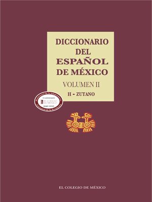 cover image of Diccionario del español de México
